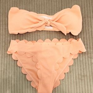 Scalloped Bikini - only tried on